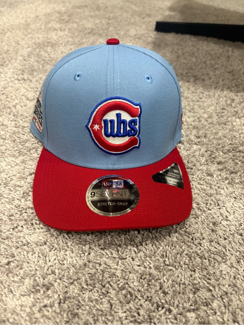 New Era Chicago Cubs Two-Tone Light Blue & Red Style Cap